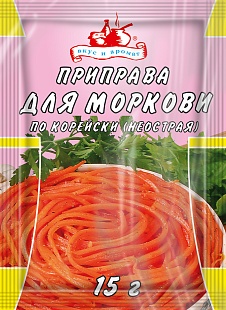 Приправа для моркови по корейски неострая 15 грамм